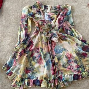 Few moda spring floral dress NWT sz 0